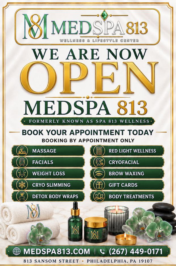 MedSpa 813 Now Open flyer